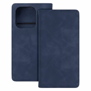 Smart Suede dėklas Honor 600 lite tamsiai mėlynas