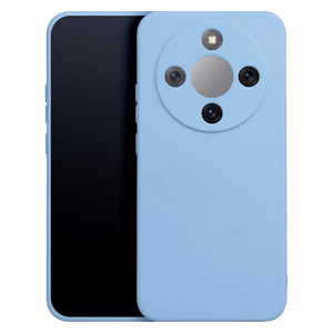 Силиконовый чехол для Honor X70 / X9d / Magic 8 Lite, небесно-голубой