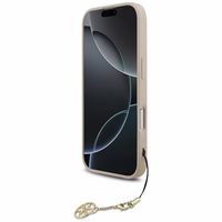 Guess 4G Charms Collection Magnetinis dėklas telefonui iPhone 17 - rožinė