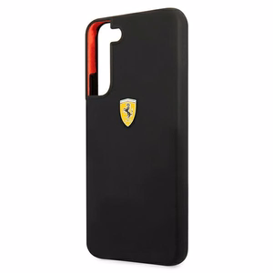 Ferrari FESSIHCS22MBK S22+ S906 juoda/juoda kietas dėklas On Track Silicone