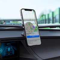 HOCO magnetinis automobilinis laikiklis centrinės konsolės CA79 juodas