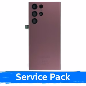 Galinis dangtelis skirtas Samsung S908 S22 Ultra / Burgundy / (Service Pack)