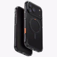 Uniq Swivix pasukamas 360° stovo dėklas telefonui iPhone 17 Pro Max - juodas