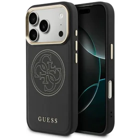 Guess Perforated 4G MagSafe case for iPhone 17 Pro Max - black