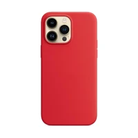 Dėklas Mag Silicone Case Apple iPhone 16 raudonas