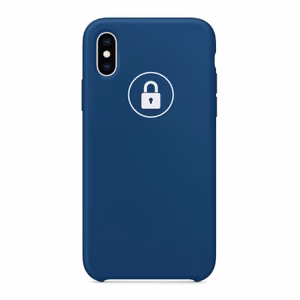 Dėklas "Silicone Case" skirtas iPhone X (XS) / Blue Horizon / su įpakavimu