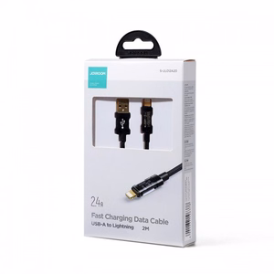 USB laidas Joyroom S-UL012A20 juodas Lightning 200cm (iki 20W)