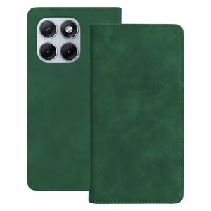 Smart Suede dėklas, skirtas Motorola Moto G34, žalias