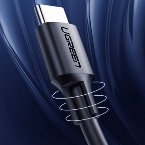 Ugreen US286 USB-C - USB-C 3A 480Mb/s laidas 3m juodas
