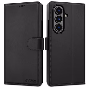 Tech-Protect Wallet dėklas, skirtas „Samsung Galaxy Z Fold 8 Ultra“ – juodas