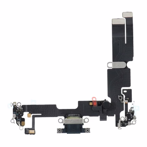 Įkrovimo lankstus USB IPHONE 14 Plus juodas (ištrauktas)