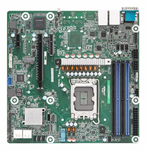 Asrock EC262D4U motherboard Intel C262 LGA 1700 micro ATX