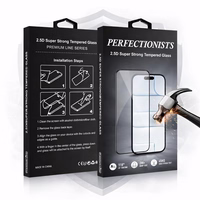 LCD apsauginis stikliukas Perfectionists 2.5D Super Strong Tempered Glass Apple iPhone Air juodas