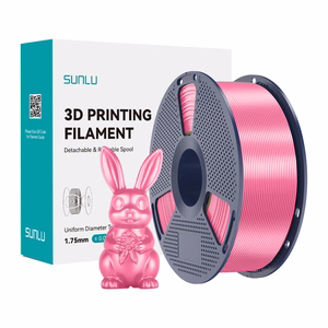 Sunlu PLA+ Silk filamentas, rožinis