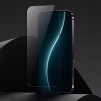 Benks Apsauginis stiklas Glass Warrior Safyro danga skirta iPhone 17 Air - juodas