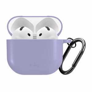 "Puro Icon" dėklas "AirPods 4" - Violetinės spalvos