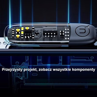 USAMS Kampinis laidas USB-C to Lightning PD 20W Fast Charging Iceflake Series 1,2m juodas SJ583USB01 (US-SJ583)