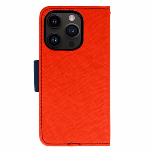 Išskirtinis dėklas Iphone 14 Pro raudonas-tamsiai mėlynas