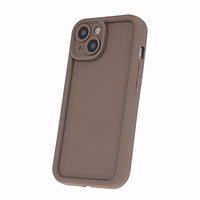 Rim TPU dėklas for iPhone 12 Pro 6,1" rudas