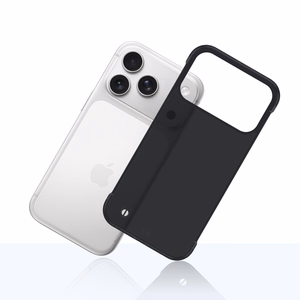 3mk Just20g Matinis dėklas telefonui Apple iPhone 17 Pro - matinė juoda