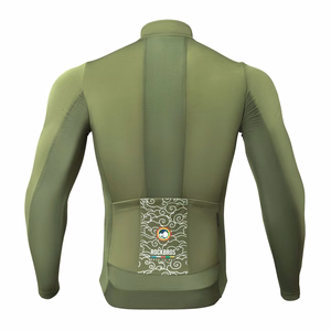 Rockbros TLWT001 ROAD TO SKY windproof insulated cycling jersey M - green