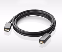 Kabelis Ugreen DP101 DisplayPort to HDMI 2.0m juodas