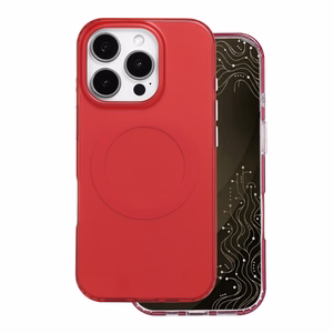 Tecto Shield Mistiq Mag dėklas, skirtas iPhone 16 Pro 6,3", raudonas