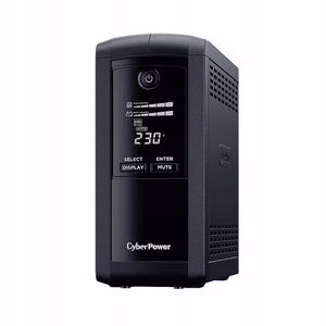 CyberPower Tracer III VP1600ELCD-FR nepertraukiamo maitinimo šaltinis (UPS), Line-Interactive, 1,6 kVA, 900 W, 5 AC lizdai