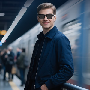 Blavec Smartglasses SG-01 HD camera, AI, Wi-Fi (SG01-B) black