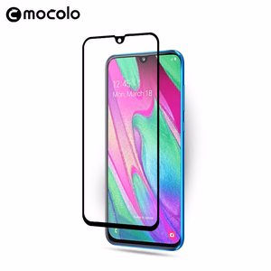 Mocolo 3D 9H Full Glue grūdintas apsauginis ekrano stiklas, skirtas Samsung Galaxy A40, juodu rėmeliu