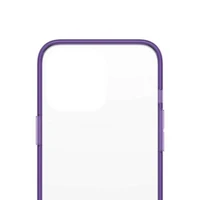 PanzerGlass ClearCase antibakterinis karinės klasės sertifikuotas dėklas telefonui iPhone 13 Pro – skaidrus violetinis