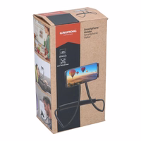 Grundig - lankstus, adjustable smartphone laikiklis (juodas)