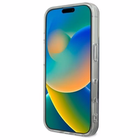 Guess IML 4G Magnetinis dėklas telefonui iPhone 16 Pro - juodas