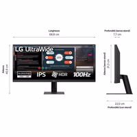 LG 29U511A-B kompiuterio monitorius 73,7 cm (29") 2560 x 1080 pikseliai WFHD LCD Juoda