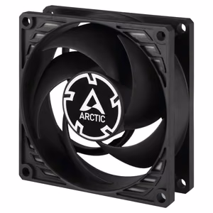 ARCTIC P8 PWM PST Pressure-Optimised Fan, 4-pin, 80mm, Black