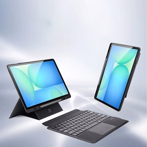 DUX DUCIS dėklas planšetėlei (m) DK sulankstomas su belaidžiu klaviatūra skirtas SAMSUNG Tab S10 FE Plus - juodas