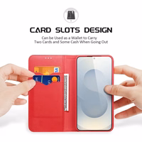 Dėklas Dux Ducis Hivo skirtas Samsung S937 S25 Edge raudonas