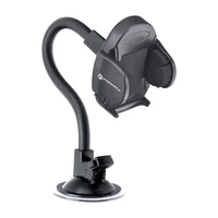 FORCELL F-GRIP Oval 27 cm automobilio laikiklis priekinio stiklo / prietaisų skydelio / oro angai juodas