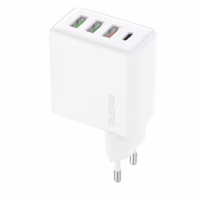 Dudao A5HEU 3xUSB-A 1xUSB-C PD 20W QC3.0 18W+ 2x12W wall įkroviklis - baltas