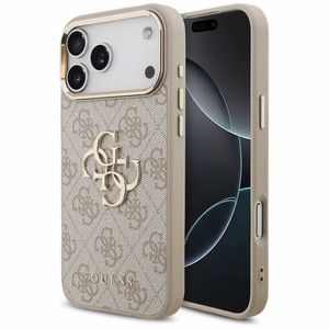 GUESS GUE005593 (PU W/ Big 4G Classic Logo) dėklas, skirtas iPhone 18 Pro Max / 17 Pro Max, spalva – rausvojo aukso