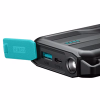 Išorinė baterija Joyroom "JR-L016" juodas 10000mAh (PD / QC3.0) + integruotas 3in1 laidas