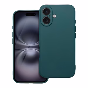 Matinis dėklas telefonui IPHONE 16 - tamsiai žalias