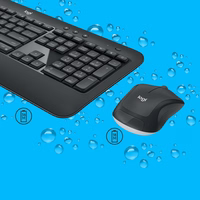 Logitech 920-008685 klaviatūra Pelė įskaityta Universalus Radijo dažnio belaidė QWERTY JAV tarptautinė versija Juoda, Balta