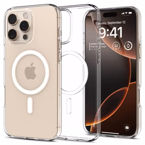 Spigen Liquid Crystal Mag Magnetinis dėklas iPhone 16 Pro - skaidrus