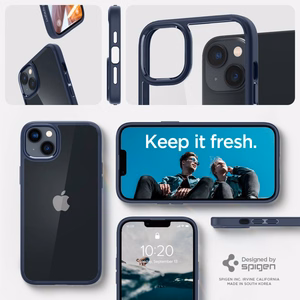 Spigen Ultra Hybrid dėklas telefonui iPhone 14 Plus - mėlynas