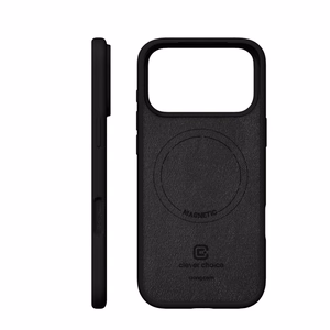 Crong Color Cover Magnetic MagSafe dėklas, skirtas iPhone 17 Pro Max, juodas
