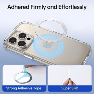 Tech-Protect MMP-110 2in1 MagSafe žiedas - sidabrinis / sidabrinis