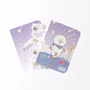 BT21 RJ A6 užrašų knygelių rinkinys, 3 vnt.
