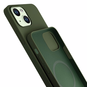 3mk Hardy Silicone MagDėklas iPhone 15 Plus - žalias