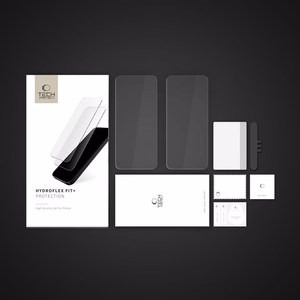 "Tech-Protect Hydroflex Fit+2-Pack" hidrogelio plėvelė, skirta "Xiaomi Redmi Note 14 Pro 5G / 14 Pro+ 5G / Poco X7 5G" - Skaidri